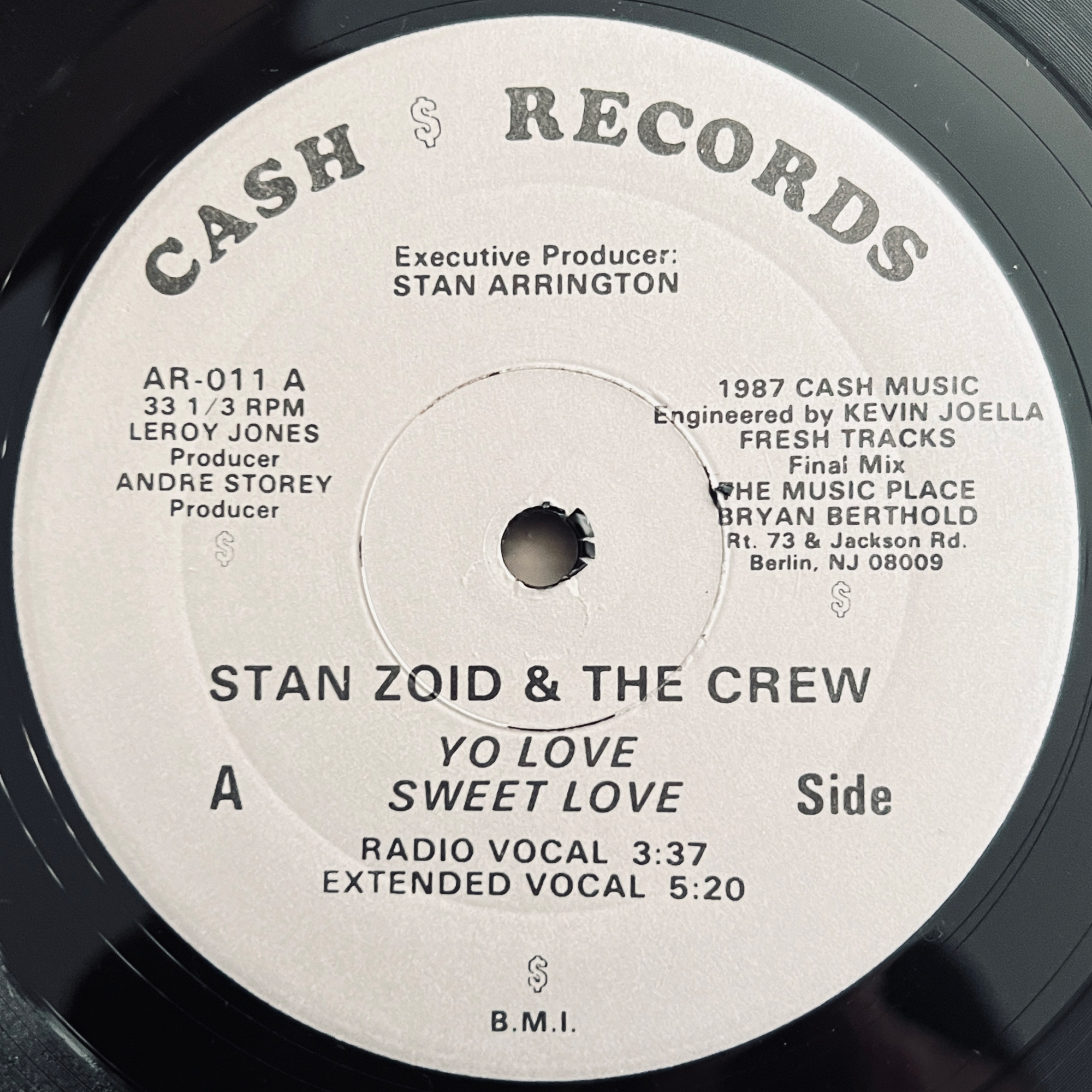 Stan Zoid & The Crew - Yo Love, Sweet Love (1987)