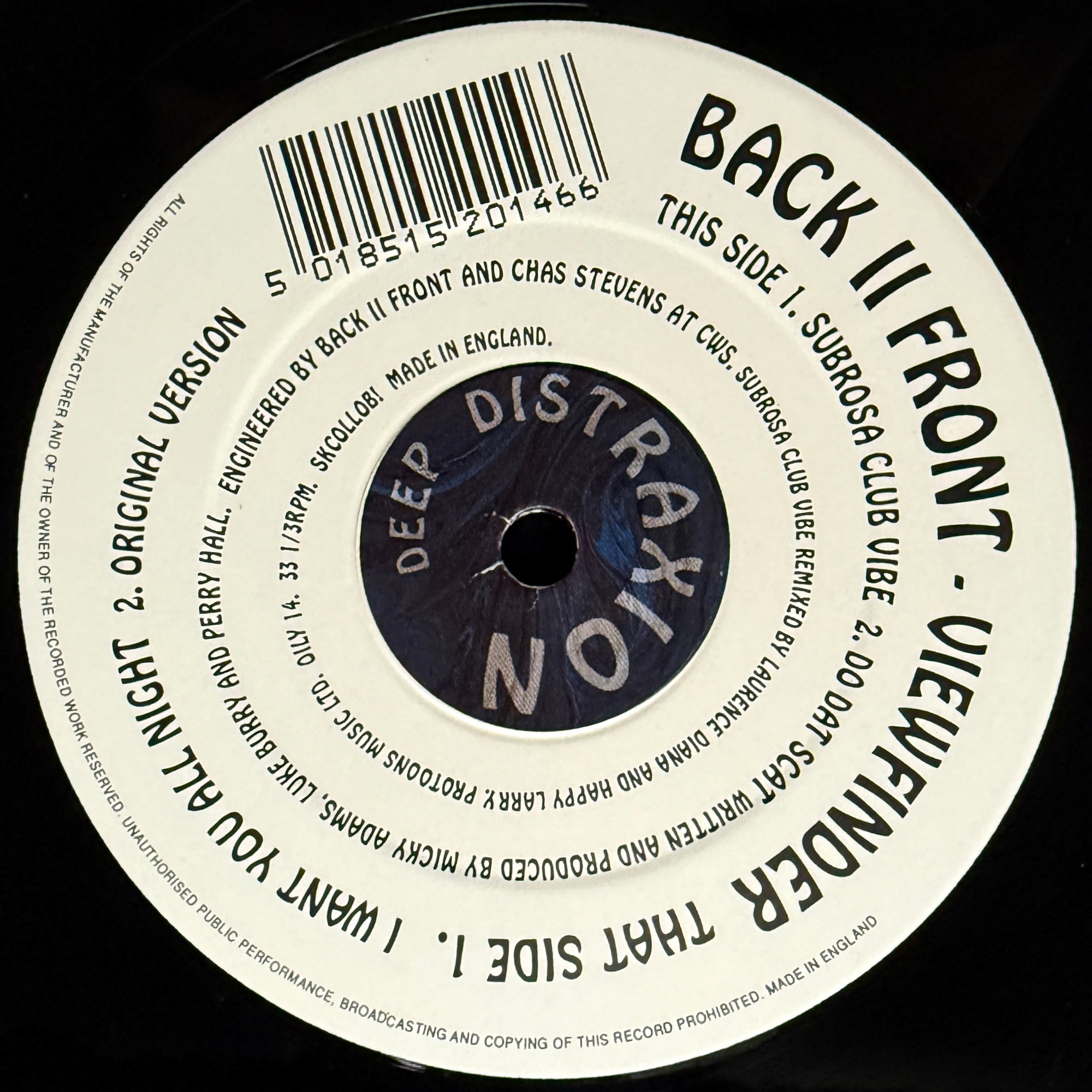 Back To Front - Viewfinder (1993)
