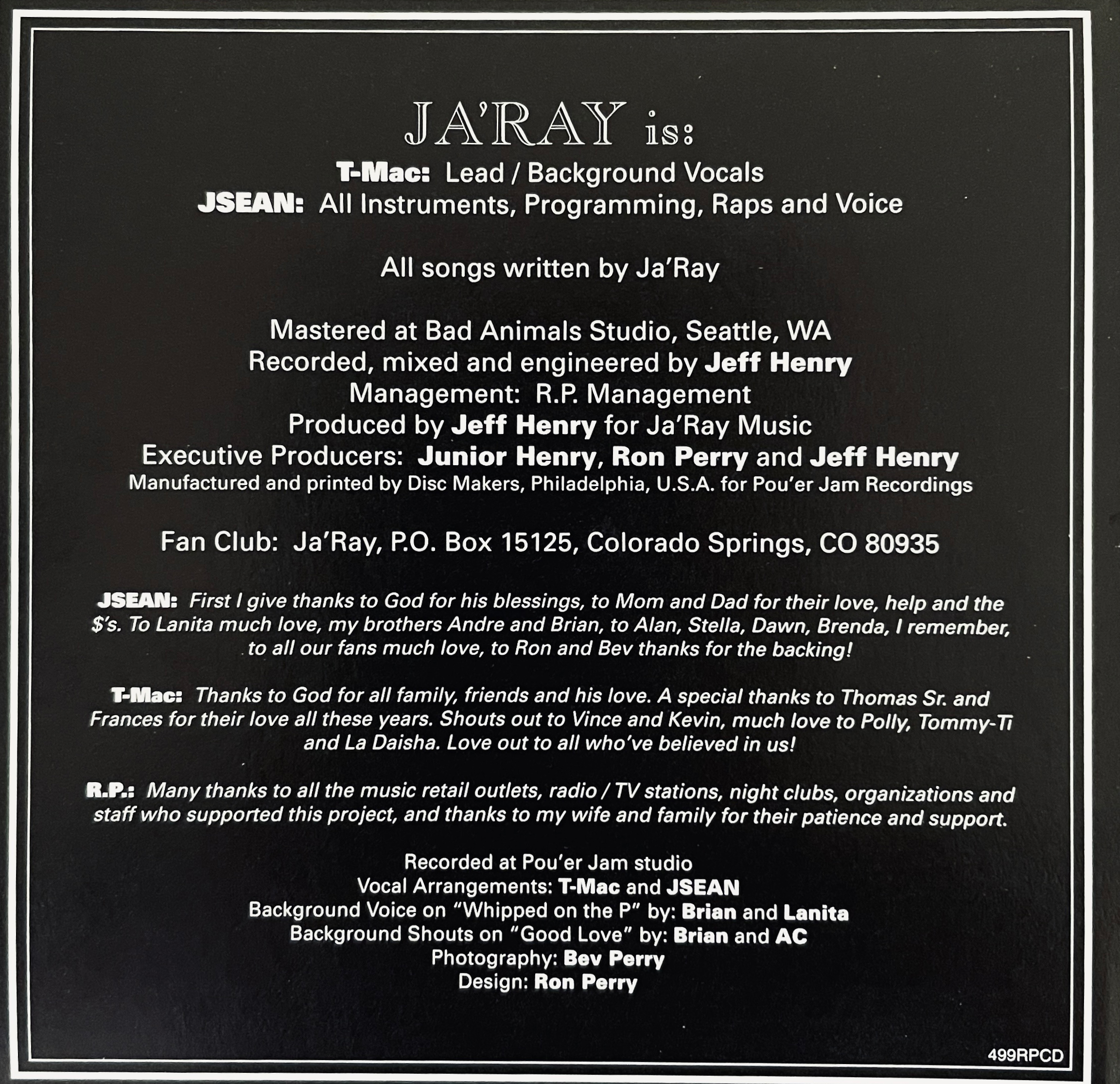Ja'Ray - Being With You (1994)